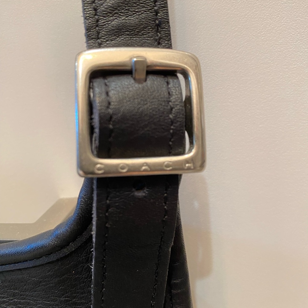 *NEW YEAR, NEW TO YOU* Authentic Vintage Coach Leather Saddle Crossbody Bag 9135 - Picture 5 of 13